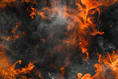 Abstract Fire and Swirling Smoke Background Product Image 1