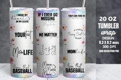 Mothers Day Tumbler Wrap 20 oz Skinny Tumbler Sublimation Product Image 1