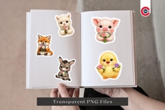 Adorable Baby Animal with Floral Bouquets Product Image 5