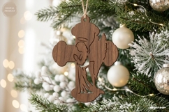 Nativity Cross Ornaments SVG Bundle | Christmas | Laser Cut Product Image 5