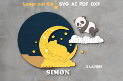 Baby Name Sign Bundle SVG laser cut files for Glowforge Product Image 5