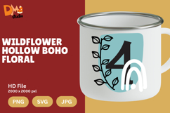 Wildflower Hollow Boho Floral Monogram Product Image 1