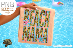 Beach Mama png, Girly Coastal Summer Design Product Image 3