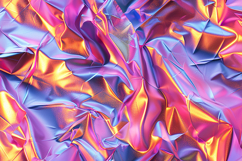 A crinkled metallic texture in shades of pink, purple&amp; gold Product Image 1