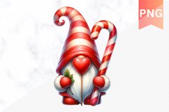 Christmas Gnome Sublimation - Clipart PNG Bundle Product Image 6