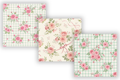 Shabby Chic Coquette Pink Seamless Digital Paper, Romantic Product Image 5