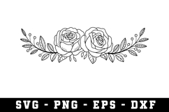 Wildflowers Svg Design | Svg Files for Cricut Product Image 1