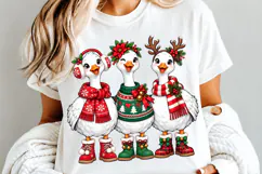 Christmas Goose PNG, Funny Christmas Sublimation, Xmas PNG Product Image 5