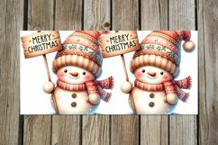 Christmas Snowman | cute Xmas Sublimation Mug design bundle Product Image 5