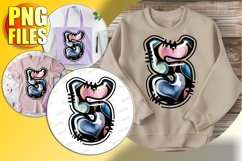 5 Doodle Letter Valentine Romantic Festive Heart! Product Image 1