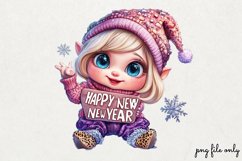 Pink leopard girl for Happy Clipart PNG Product Image 1