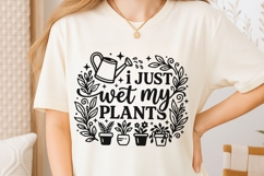 I Just Wet My Plants Svg, Plant Lover Svg, Watering Can Svg. Product Image 6