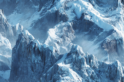 Jagged Snowy Mountain Peaks Alpine Landscape Background Product Image 1