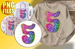5 Doodle Letter Style Clipart Whimsical Christmas Vibe! Product Image 1