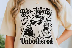 Boo-tifully Unbothered Svg, Sassy Halloween Svg, Ghost Svg. Product Image 6
