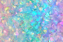 Pastel Holographic Shattered Glass Iridescent Background Product Image 1