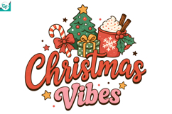 Retro Christmas Sublimation, Trending Christmas PNG, Santa Product Image 4