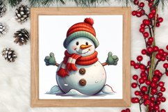Funny Snowman Sublimation Clipart, Christmas PNG Product Image 4