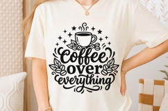 Coffee Over Everything Svg, Morning Coffee Svg. Product Image 6