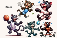 Panther Funny Moments Clipart Product Image 5