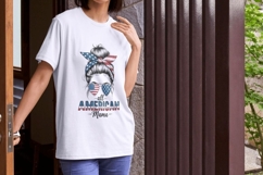America Mama Patriotic Mom Quotes &amp; Family Pride PNG Pack Product Image 5