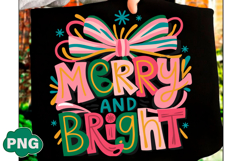 Glitter Pink Coquette Christmas Tree Png Product Image 1