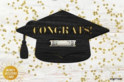 Graduation Cap Money Holder Laser Cut | Glowforge | SVG Product Image 1