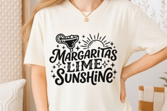 Margaritas Lime Sunshine Svg, Summer Drink Svg, Sunshine Svg Product Image 6