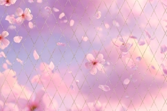 Pink Flowers Background PNG, Floral Background Designs Product Image 5