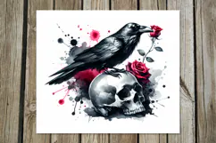 Gothic Skulls | 4 Halloween Skinny tumbler designs PL Product Image 5