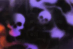 Grainy Halloween Midnight Magic Backgrounds Product Image 5