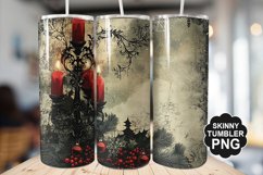 Gothic Christmas Tumbler | Christmas Tumbler Wrap Product Image 1