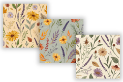 Autumn Apothecary Herbs Seamless Pattern, Digital Papers Product Image 5