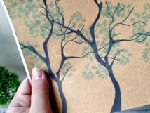 Gold miniature wallpaper digital download file, tree branch Product Image 5