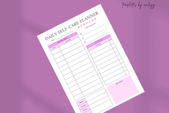 Aesthetic Daily Self-Care Planner | Editable Canva Template Product Image 5