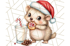 Christmas Baking Critters PNG Clipart, Cute Animals Holiday Product Image 5