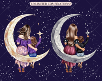 To The Moon and Back Clipart Portrait Creator Product Image 5