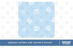 American 4th of July Hoofs and Hen Prints Seamless Pattern Product Image 2