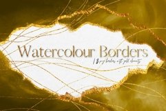 Gold and Yellow Watercolour Borders Product Image 1