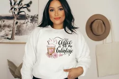 Sublimation Download | Coffee, Is My Valentine | Funny Heart Product Image 4