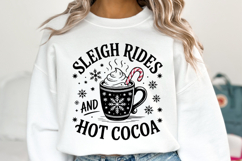 Sleigh rides and hot cocoa Svg | Christmas svg | Shirt Svg Product Image 5