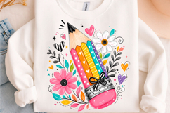 Preppy Teacher Supplies PNG Product Image 6