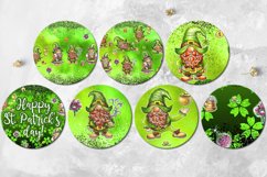 St. Patrick&#039;s day 14 car coaster &amp; key chain glitter designs Product Image 5