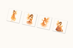 Fire Fairy Watercolor Clipart Collection Product Image 5