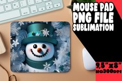 Holiday Cheer Snowman Design for Mouse Pads Product Image 1