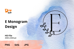Monogram Design Product Image 1