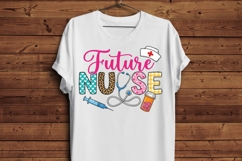 Future Nurse PNG Sublimation Design, Nursing Student Shirt Product Image 5