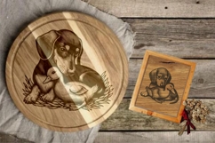 Cute Dachshund and Duckling Vector Bundle Product Image 5