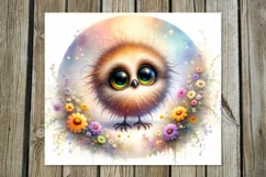 Rainbow birds | 4 skinny tumbler Sublimation designs PL Product Image 5