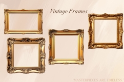 Golden Vintage Regal Frames Product Image 1